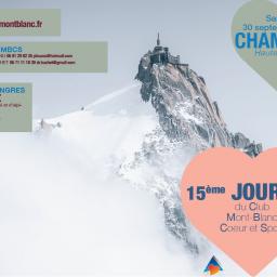 15é journée du Club Mont-Blanc Cœur et Sport - Samedi 30 septembre 2023 à l'ENSA - Chamonix