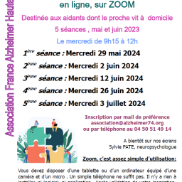 Aidants familiaux, Fondation Alia et France Alzheimer.